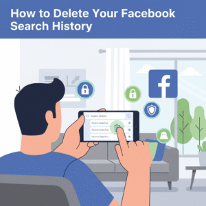 delete Facebook search history