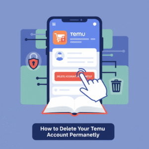 how to delete Temu account