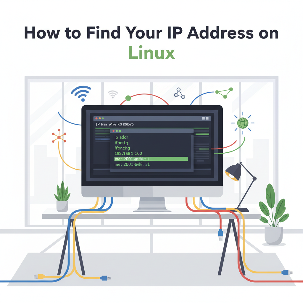 find IP address on Linux