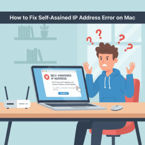 fix self assigned ip address error mac