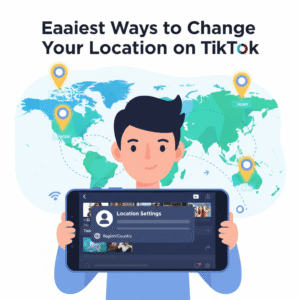 change location on TikTok
