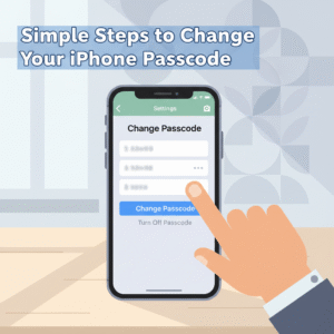 how to change passcode on iphone
