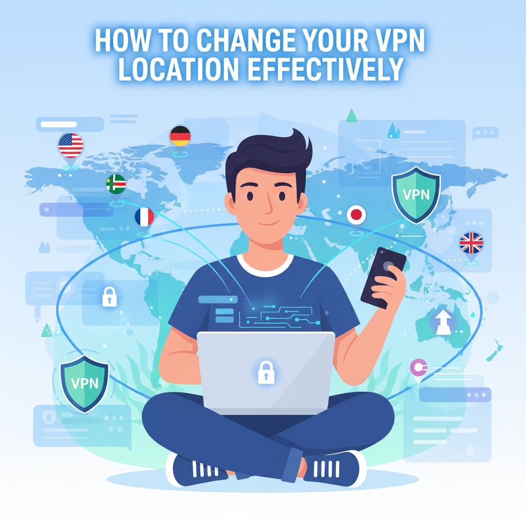 how to change vpn location