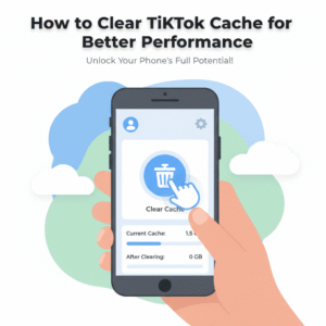 clear TikTok cache