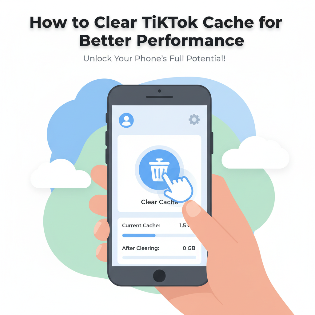 clear TikTok cache