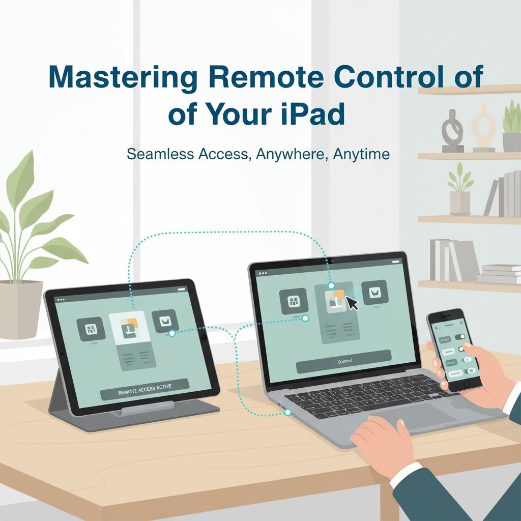 how to control iPad remotely