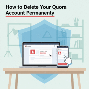 how to delete Quora account