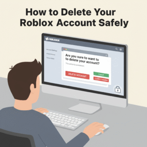 delete Roblox account
