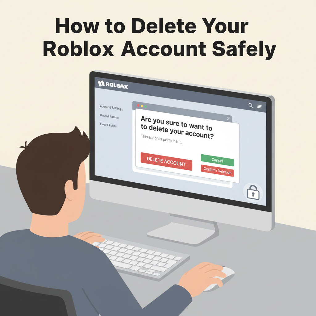 delete Roblox account