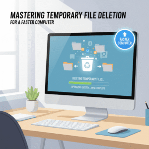 delete temporary files