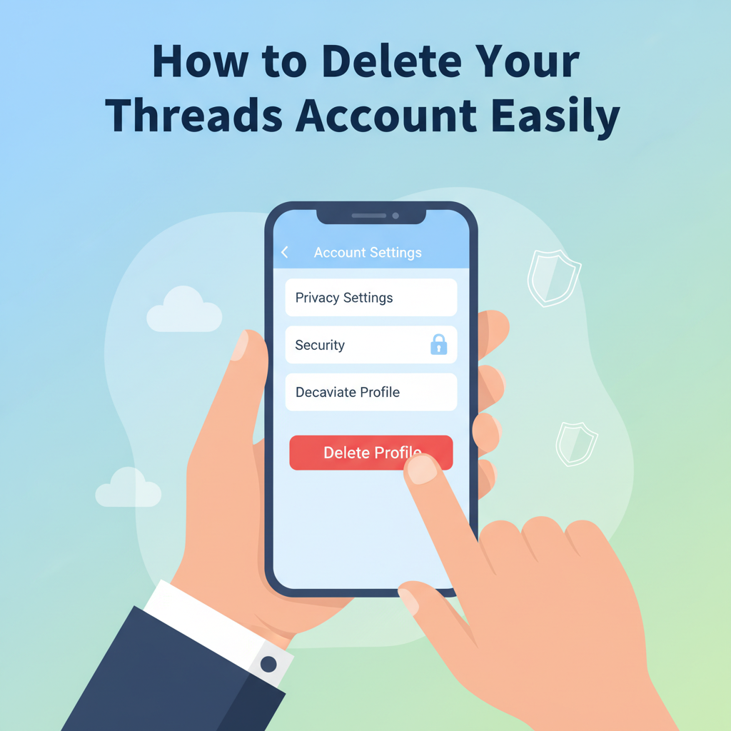 delete Threads account