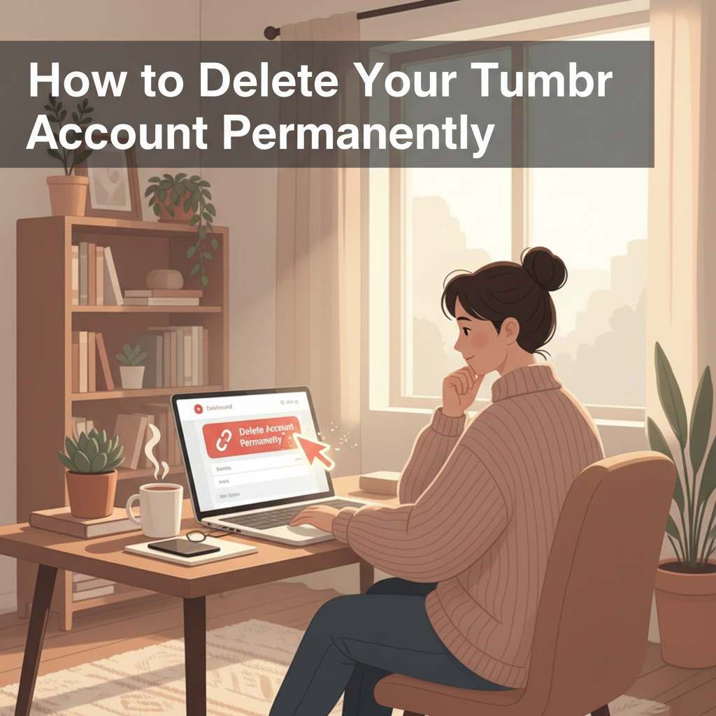how to delete tumblr account