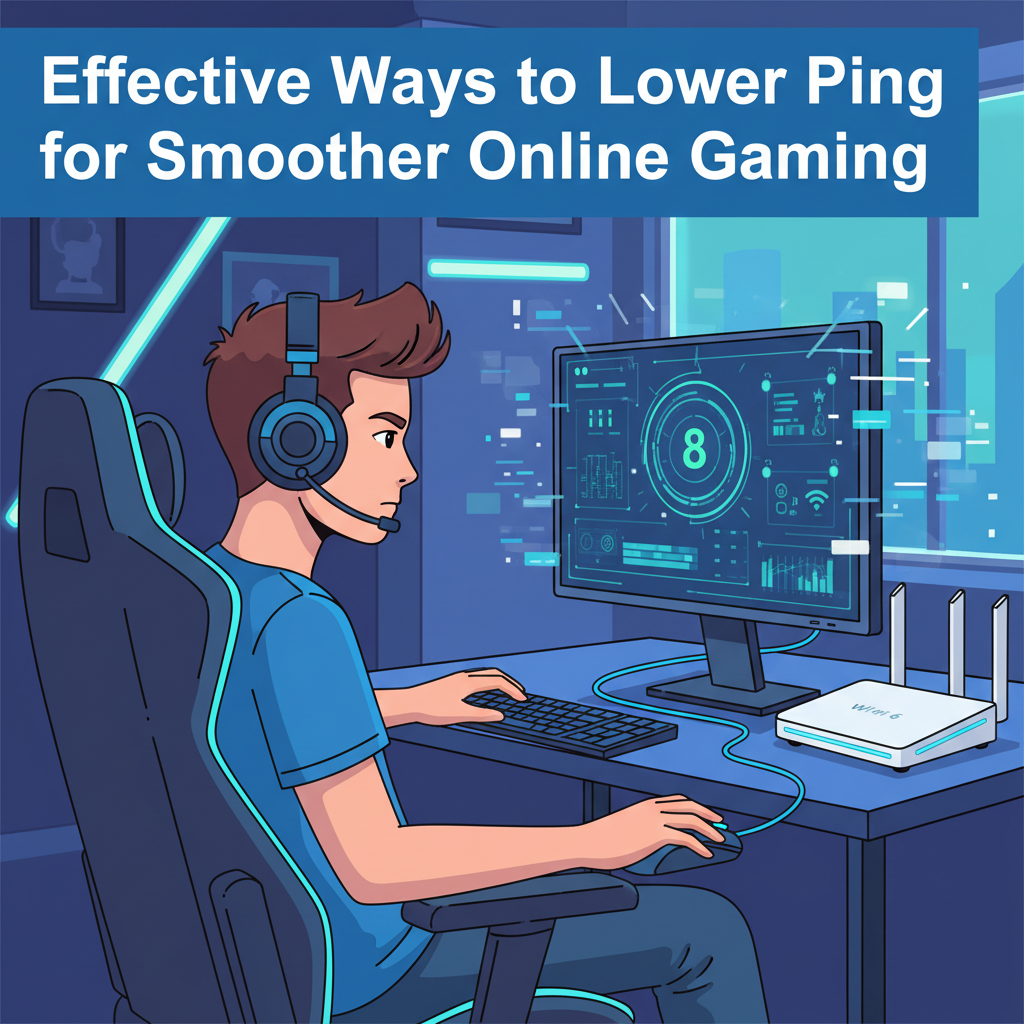 how to lower ping