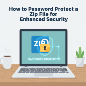 password protect zip file