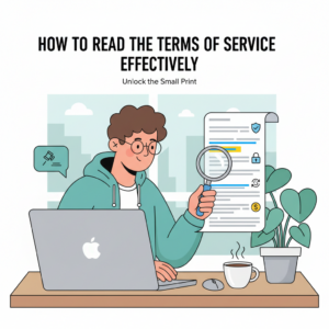 how to read the terms of service