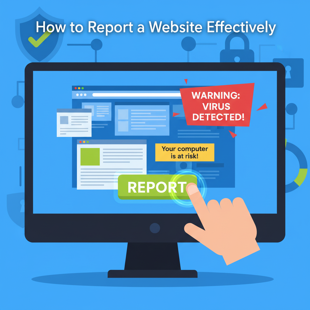 how to report a website