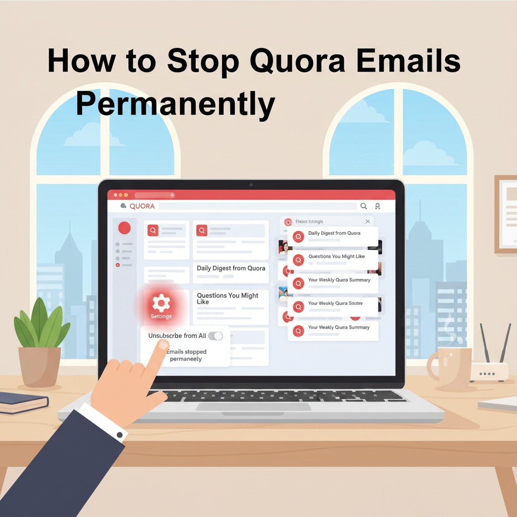 how to stop Quora emails