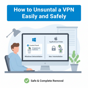 how to uninstall a vpn