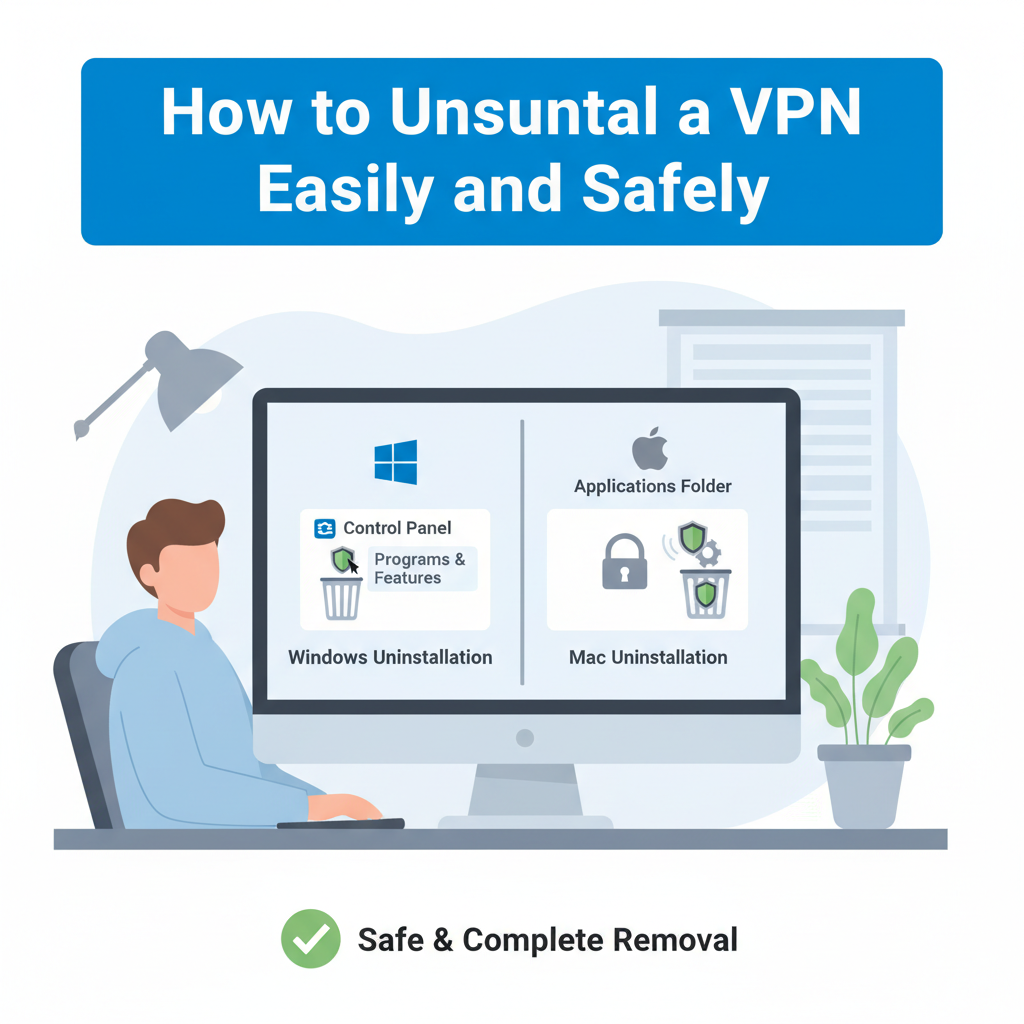 how to uninstall a vpn