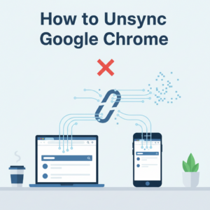 how to unsync google chrome