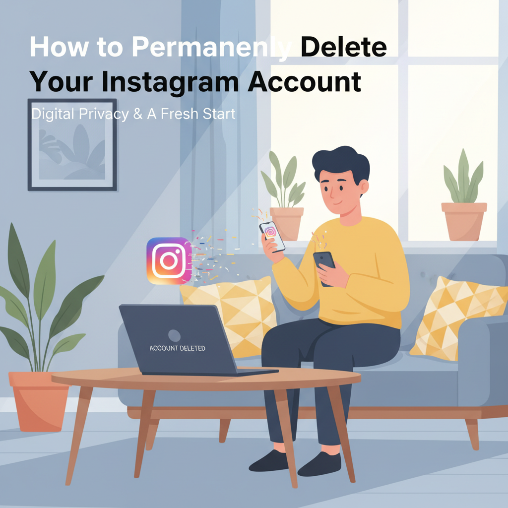 delete Instagram account