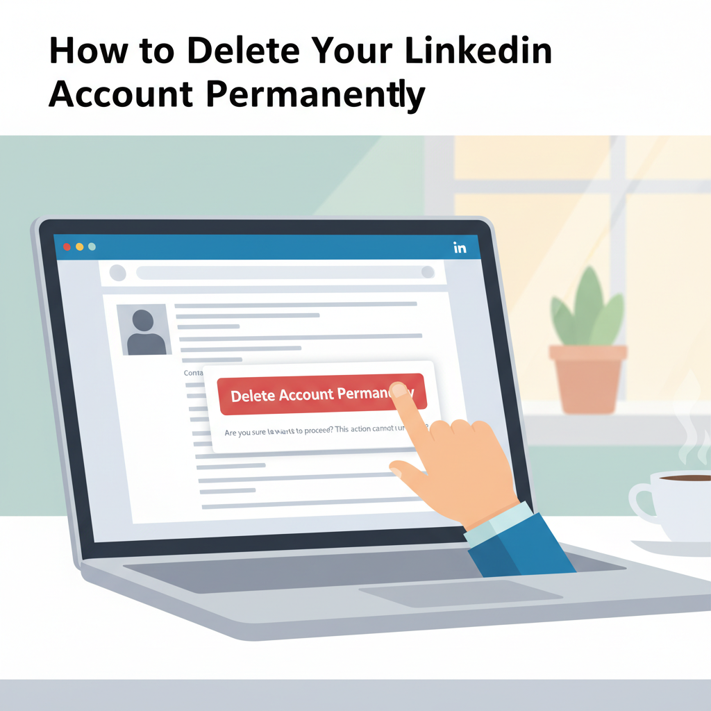 delete LinkedIn account