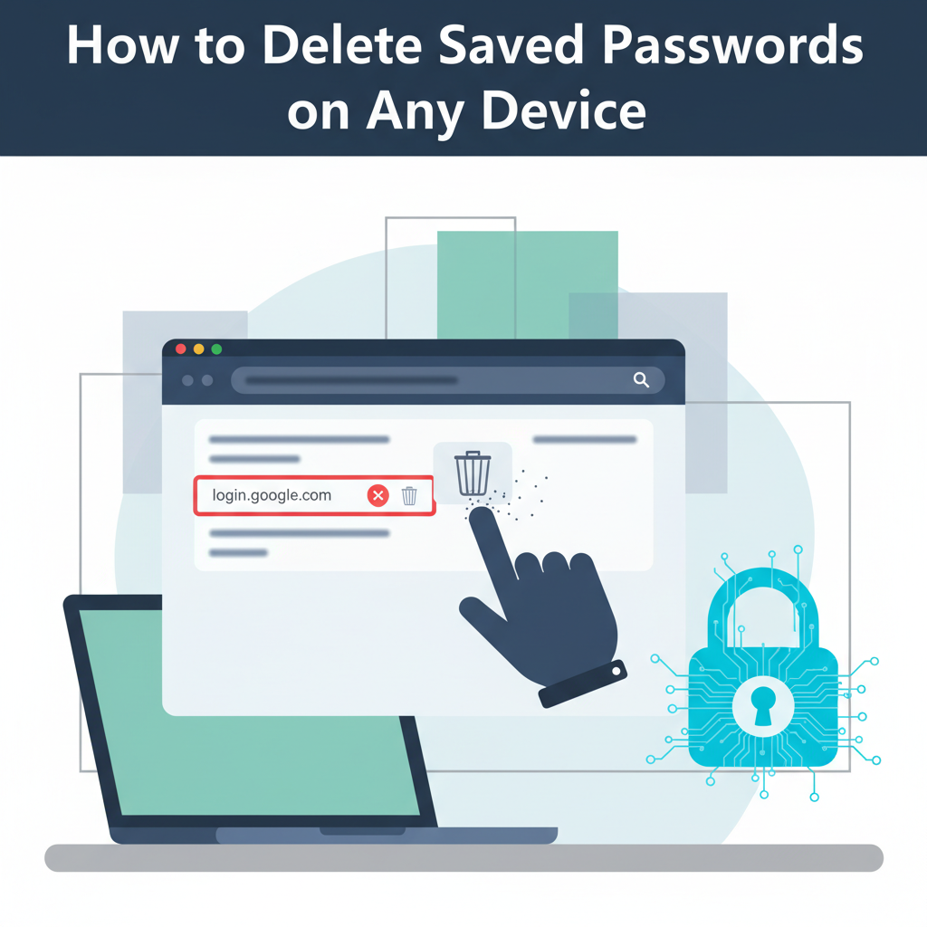 delete saved passwords